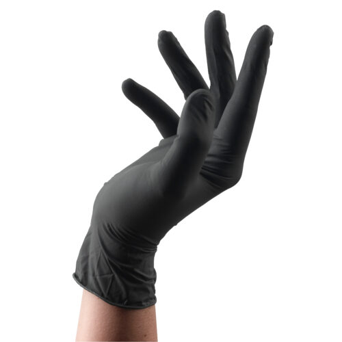 Sibel Handschoenen Wegwerp Latex Zwart S 100 stuks