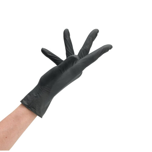 Sibel Handschoenen Wegwerp Nitril Poedervrij Zwart S 100 stuks